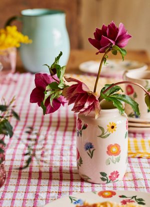 Seconds Poppies & Pinks Medium Jam Jar