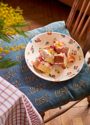Seconds Poppies & Pinks Medium Dish