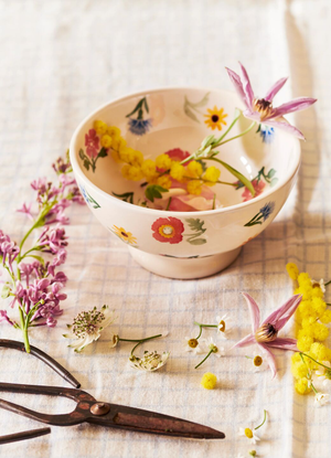 Seconds Poppies & Pinks French Bowl
