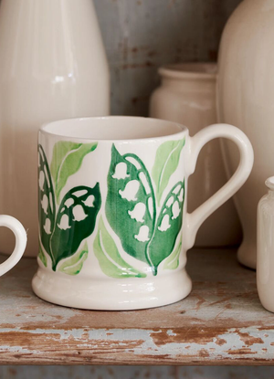Seconds Lily Of The Valley 1/2 Pint Mug