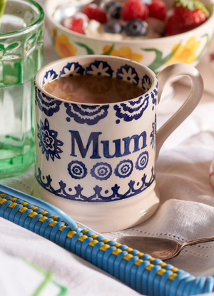 Seconds Blue Hen & Border Mum 1/2 Pint Mug