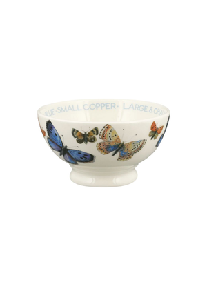 Seconds Common Blue Butterfly French Bowl