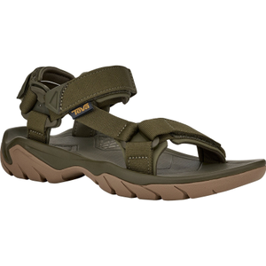 Teva Mens Terra FI 5 Universal Walking Sandals - 11 UK / Dark Olive/Honey Brown