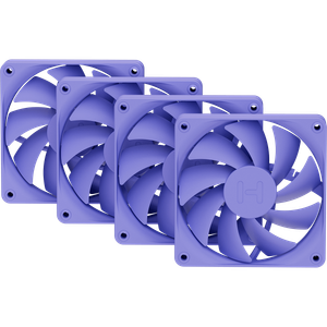 HYTE FA12 120mm PWM Case Fan 4 Pack Taro Milk- FAN-HYTE-FA12-TM-4