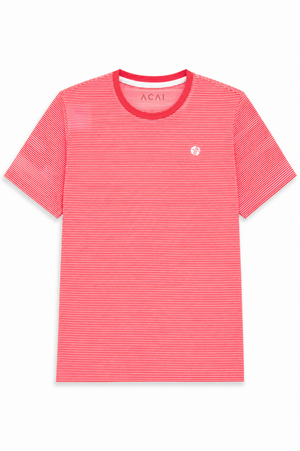 Glide Boxy Tee - Mandarin Stripe