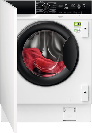 AEG LF8E8436BI 8000 Series PowerCare 8 kg Built-in Washing Machine 1400rpm White