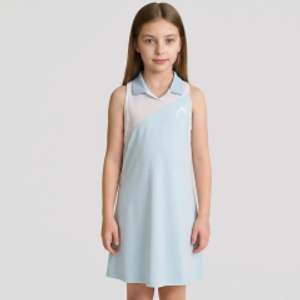 HEAD Spirit Pro Vestito Bambina - Light Blue/White