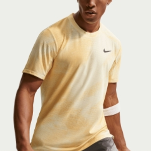 Nike Court Slam RG T-Shirt - Alabaster/Topaz Gold/Black