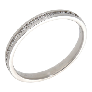 Pre-Owned 9ct White Gold 0.10ct Diamond Half Eternity Ring