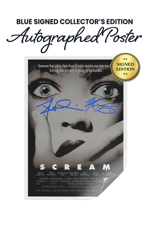 Skeet Ulrich & Matthew Lillard Signed Scream Poster