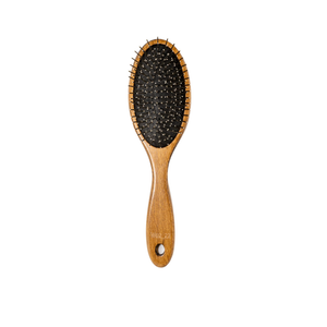Professional Wooden Grooming Brush with Stainless Steel Pins