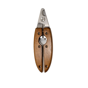 Large Wooden Handle Dog & Cat Nail Clipper with Safety Lock