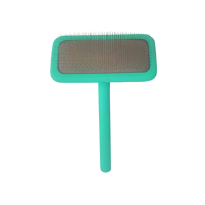 Premium Wooden Pin Brush with Short Stainless Steel Teeth, 0.4”