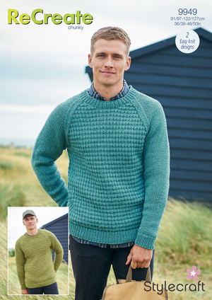 Sweaters in Stylecraft ReCreate Chunky (9949) - PDF - Print at Home