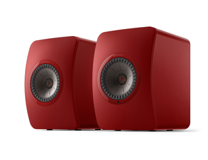 Manufacturer Refurbished - KEF LS50 Wireless II Wireless Bookshelf Speaker System - Crimson Red