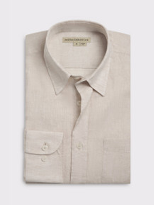 Natural Linen Long Sleeve Shirt