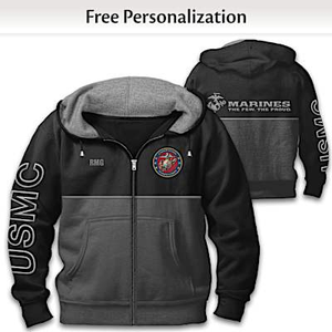 U.S. Marines Men's Hoodie Size Large