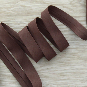 Biais coton - Chocolat