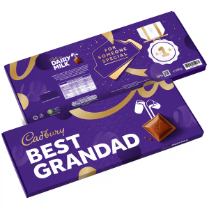 Cadbury "Best Grandad" Dairy Milk XL Chocolate Bar 850g