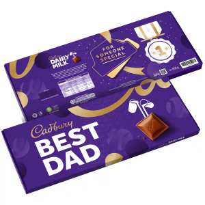 Cadbury "Best Dad" Dairy Milk XL Chocolate Bar 850g