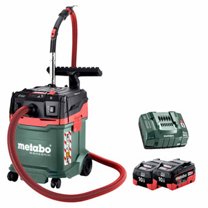 Metabo AS 36-18 M30 PC-CC 18V Cordless Vacuum with 2x 10.0Ah Batteries & Quick Charger