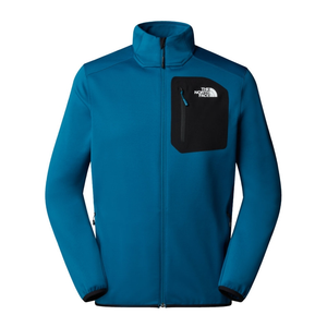 Mens Crest Fleece Jacket (Mineral Ink/TNF Black)