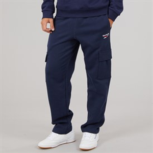 Reebok Mens Identity Small Logo Cargo Pants Vector Navy