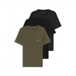 BOSS Mens Three Pack T-Shirts Open Miscellaneous