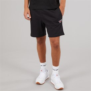 Reebok Mens Reebok Identity Small Logo Shorts Black/White/Vector Red