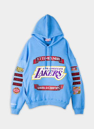 Mitchell & Ness NBA Los Angeles Lakers 17 Time Hoodie