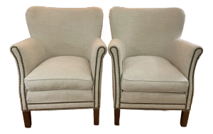 Pair of Kellogg Collection Eaton Chairs by Lee Industries
