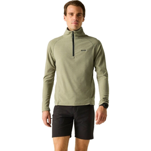 Regatta Mens Montes Half Zip Fleece Jumper - 2XL / Light Sage
