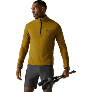 Regatta Mens Montes Half Zip Fleece Jumper - 2XL / Wood Brown