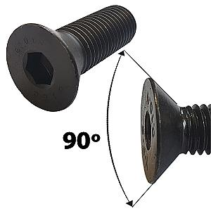 M24 x 150 Socket Screw, 90 Degree Countersunk Head, High Tensile Grade 10.9 Self Colour, BS 4168