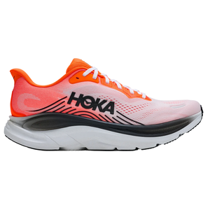 Hoka Mens Clifton 11 Wide - 2E Width - Neon Tangerine/Frost - Neutral - AW26