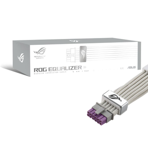 ASUS ROG Equalizer 12V-2x6 ATX 3.1 & PCIe 5.1 White PCIe Cable - 90YE00BP-B0QA00