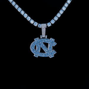 North Carolina Tar Heels in White Gold