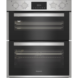 Hotpoint DUH10DIX, Built-Under Electric Double Oven, Stainless Steel