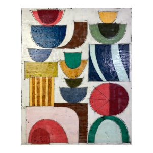 Encaustic Collage Painting by Gina Cochran - "This Feels Personal"
