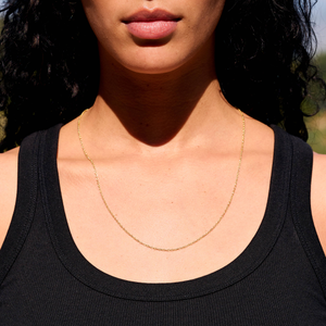 Cable Chain in Yellow Gold - 1.5mm