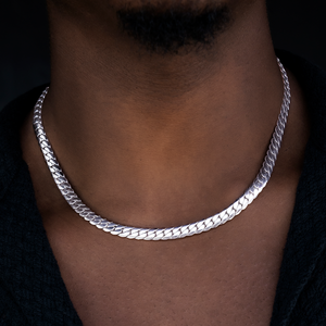 South Beach CubanTM in White Gold- 8mm
