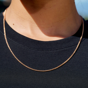 Palm Chain in Rose Gold - 2mm