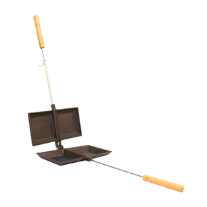 Jumbo Double Jaffle Iron for Campfire
