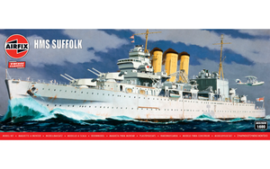 Airfix 1/600 Scale HMS Suffolk Model Kit