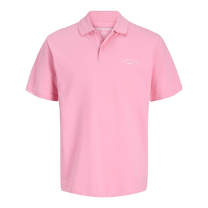 Herren College Logo Poloshirt (Rosa)