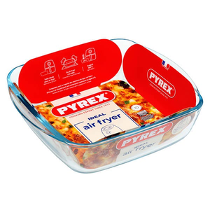 Pyrex Airfryer 2.2L Square Dish without Lid