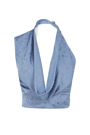 Accessory-Detail Off-Shoulder Bustier Top (M)