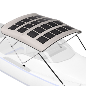 BougeRV 200W N-Type Solar Bimini Top for Boats