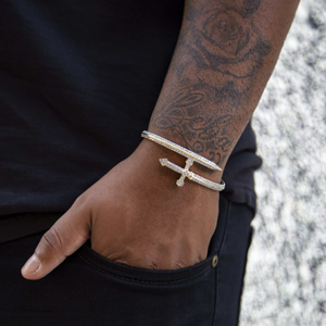 Two Tone Dagger Bracelet