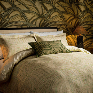 Frescoes Duvet Cover SET, Sandstone & Olivine